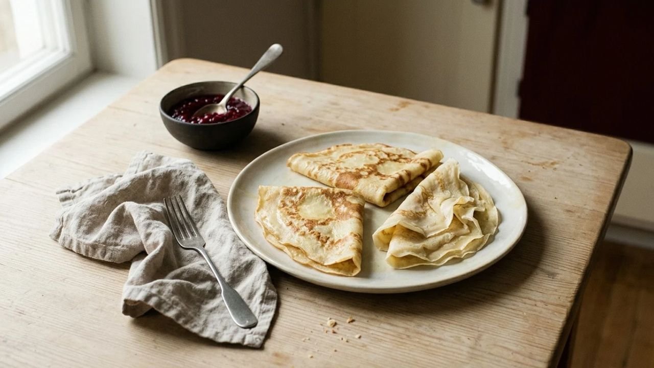 Swedish Pancake Recipe for Thin Soft Golden Pancakes